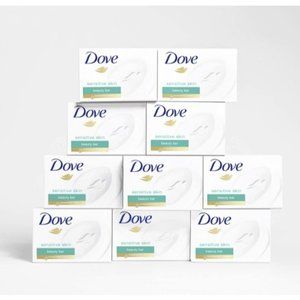 10x Dove Beauty Bar Soap Sensitive skin 3.75 oz ea